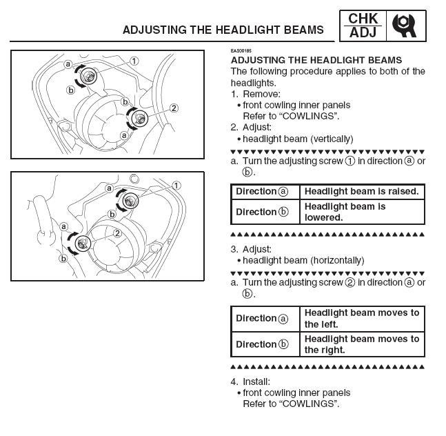 How To Adjust Headlights >> Adjust Headlights On R6s Yamaha R6 Forum Yzf R6 Forums How To Adjust Headlights >> Adjust Headlights On R6s Yamaha R6 Forum Yzf R6 Forums